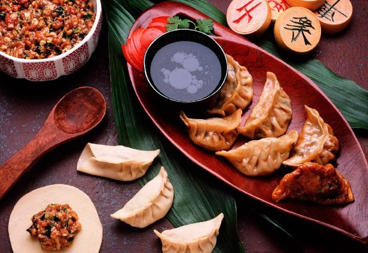 Neujahrstisch in China