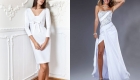 Weißes Kleid für 2020
