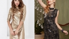 Spektakuläres Paillettenkleid für das neue Jahr 2020
