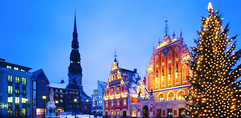 Neues Jahr 2020 in Riga