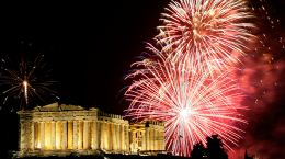 Neues Jahr 2020 in Griechenland