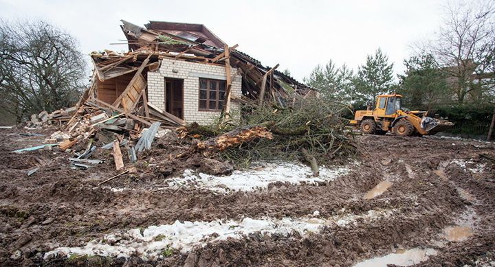 Abriss einer Sommerresidenz