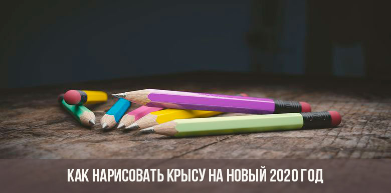 Wie zeichnet man eine Ratte für die neue 2020