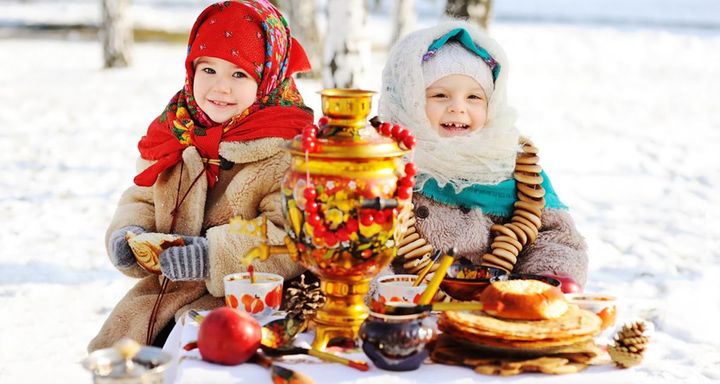 Kinder bei Fastnacht