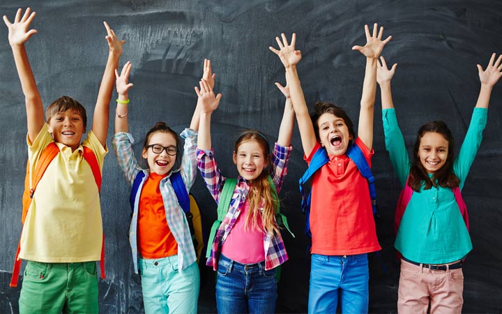 Fünf Tage und sechs Tage in russischen Schulen im Jahr 2020