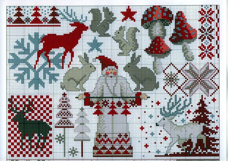 Kreuzstichmuster für Ratte - Symbol von 2020