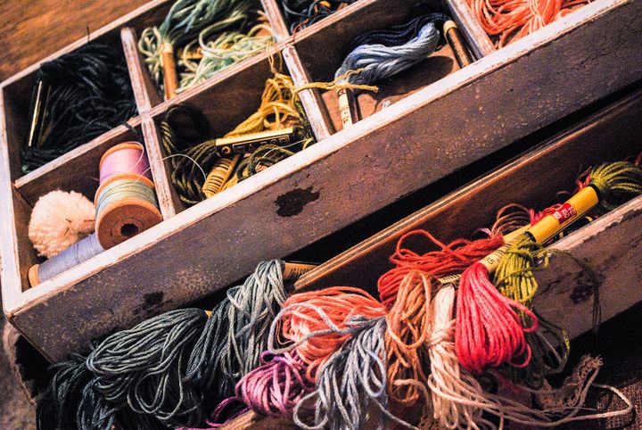 Fäden zum Besticken