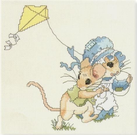 Kreuzstichmuster für Ratte - Symbol von 2020