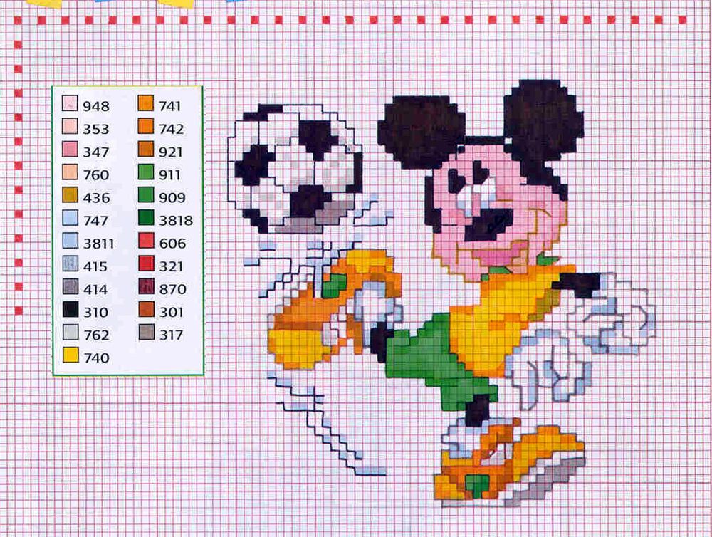 Kreuzstichmuster für Ratte - Symbol von 2020