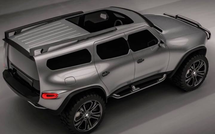 Das neue UAZ 3170 Rendermodell 2020