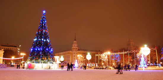 Neujahr 2020 in Woronesch