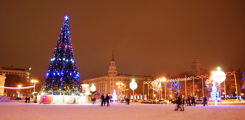 Neujahr 2020 in Woronesch