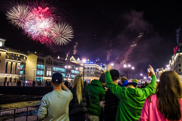 Neues Jahr 2020 im Rosa Khutor Resort