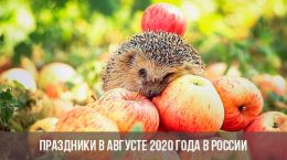 Feiertage im August 2020