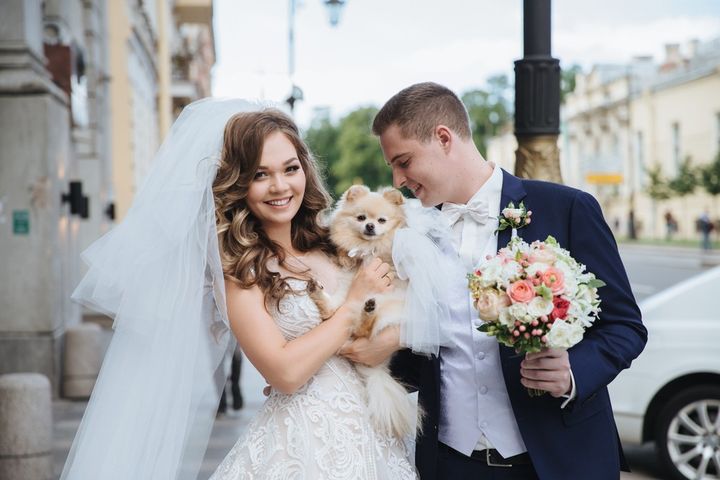 Bräutigam und Braut