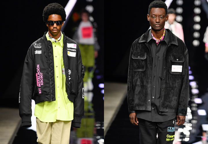 Schwarze Herrenjacke 2019-2020