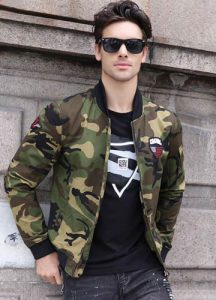 Modische Herren Military Jacke