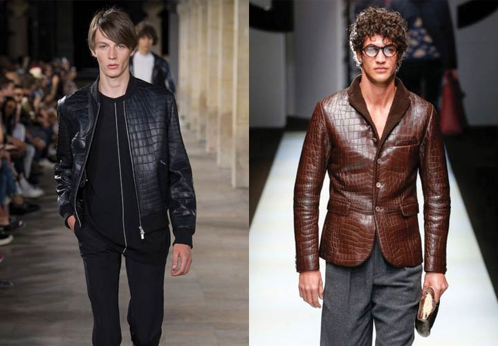 Reptile Lederjacke 2019 im Trend