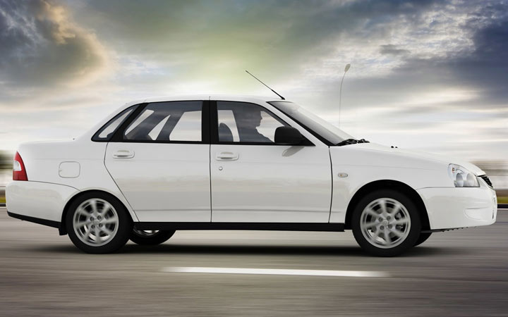 Außenansicht der neuen Priora 2019-2020