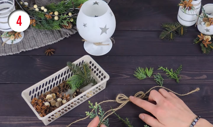 Dekorieren Sie die Gläser Schritt für Schritt Anleitung