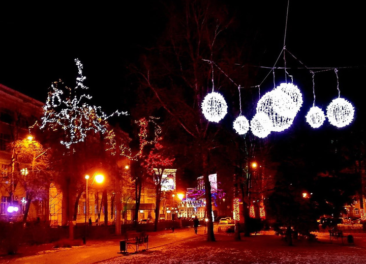 Voronezh des neuen Jahres