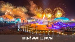 Neue 2020 in Sotschi