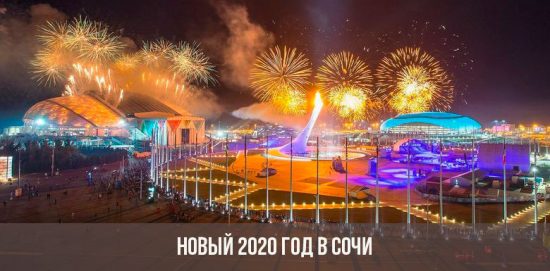 Neue 2020 in Sotschi