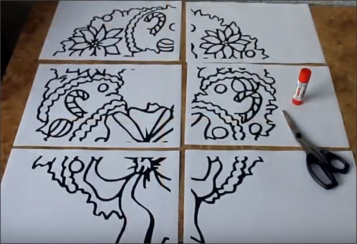 DIY 2020 Neujahr Poster