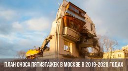 Fünfstöckiger Abrissplan in Moskau