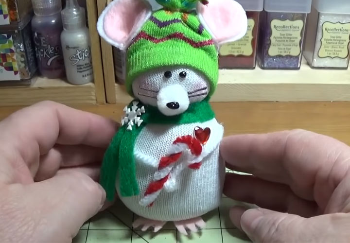 Maus als Geschenk für das neue Jahr 2020