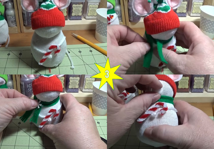 Wie erstelle ich eine DIY Spielzeugmaus Stufe 3?