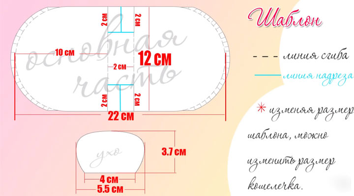 Maus Brieftasche Muster