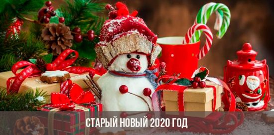 Altes Neujahr im Jahr 2020