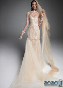 Creme Hochzeitskleid 2020