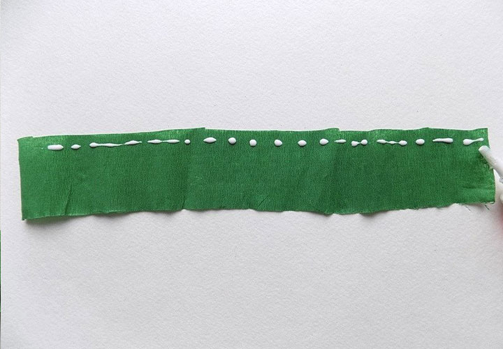 Ungewöhnliches Weihnachtspapier zum Selbermachen