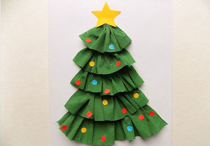 Applique für Kinder - Weihnachtsbaum