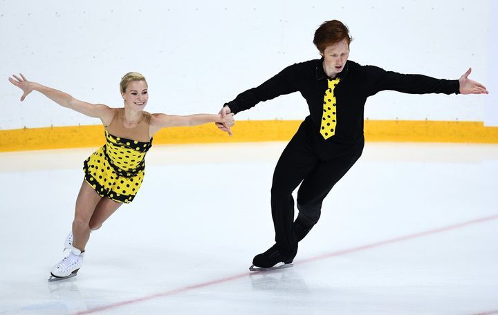 Paar Vladimir Morozov und Evgeny Tarasova