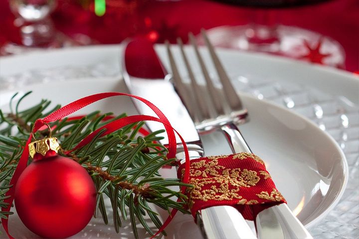 Neujahr im Restaurant