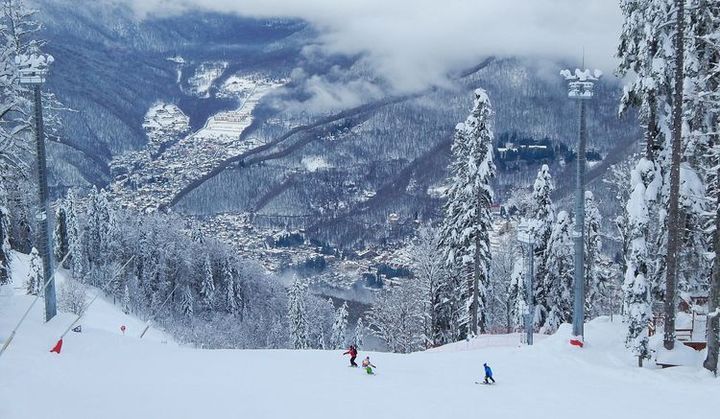 Neues Jahr in Krasnaja Poljana