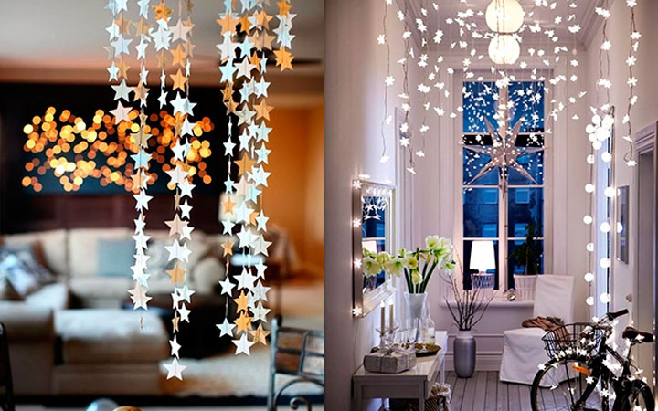 Dekoration für die Decke für das neue Jahr 2020