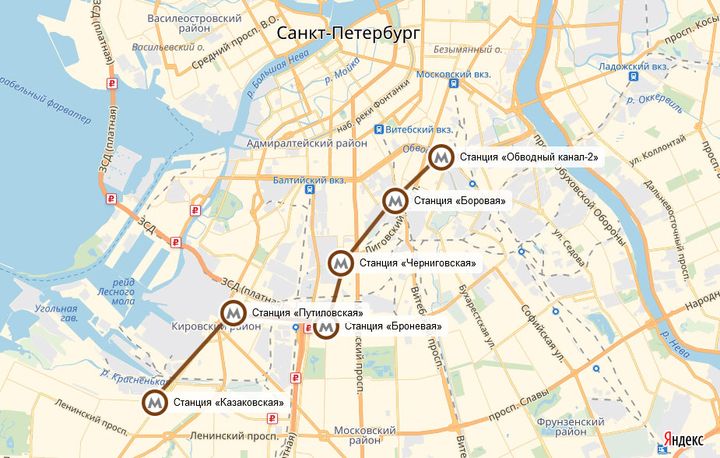 Krasnoselsko-Kalinin (braun) Zweig