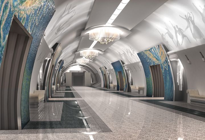 Zweigstelle am rechten Ufer (orange)