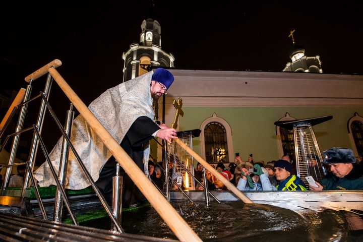 Baden für die Taufe
