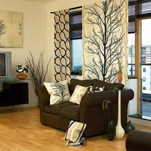 Modelle von modischen Vorhängen für den Innenraum des Jahres 2020