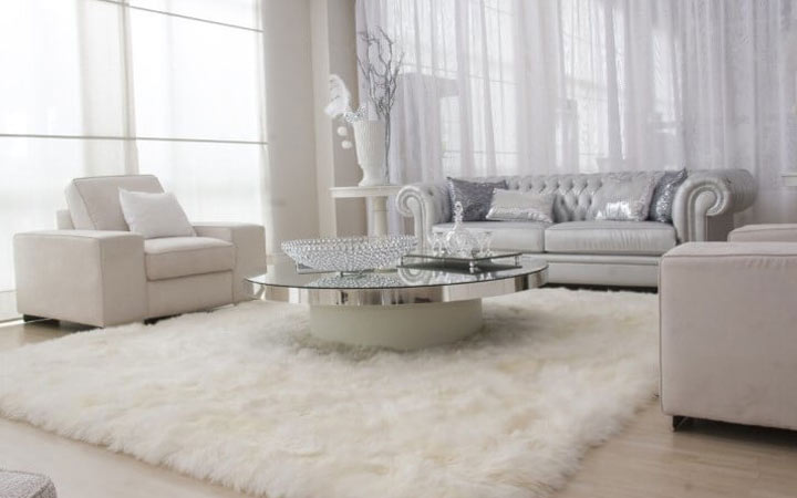 Stilvolles weißes Interieur 2020