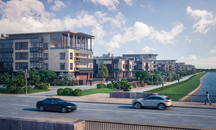 Neubauten in St. Petersburg