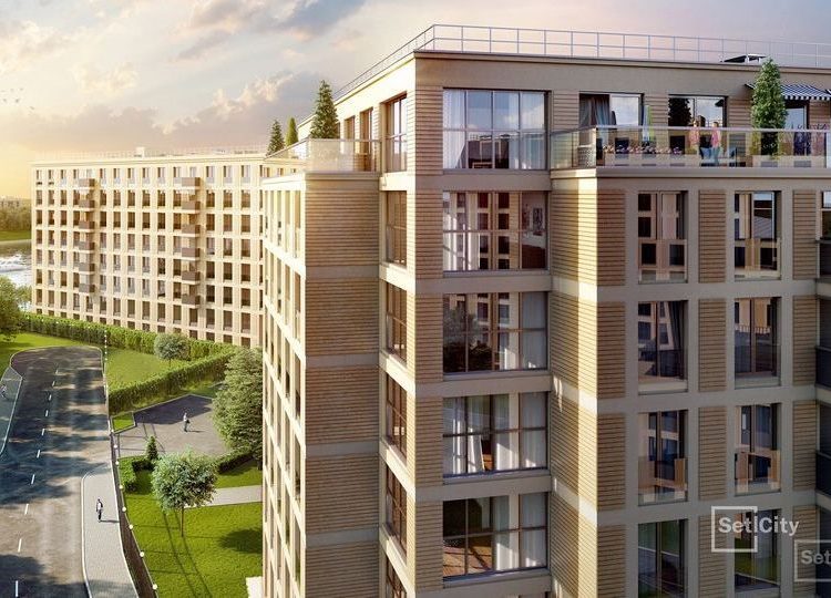 Petrovsky-Viertel auf dem Wasser