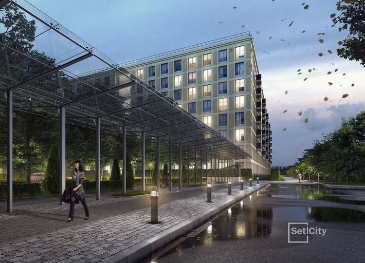 Petrovsky-Viertel auf dem Wasser