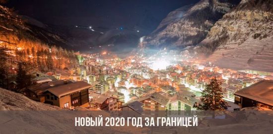 Neujahr 2020 im Ausland