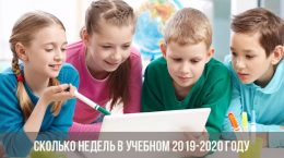 Wie viele Wochen im Schuljahr 2019-2020